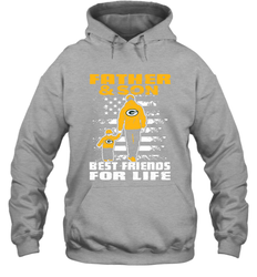 Green Bay Packers Best Dad ever Father And Son Best Friends For Life Hoodie - KnowlegdeTee Green Bay Packers Best Dad ever Father And Son Best Friends For Life Hoodie - KnowlegdeTee