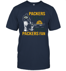 Green Bay Packers Dad Raised A Packers Fan Fathers Day Son Family Matching T-Shirt - KnowlegdeTee Green Bay Packers Dad Raised A Packers Fan Fathers Day Son Family Matching T-Shirt - KnowlegdeTee