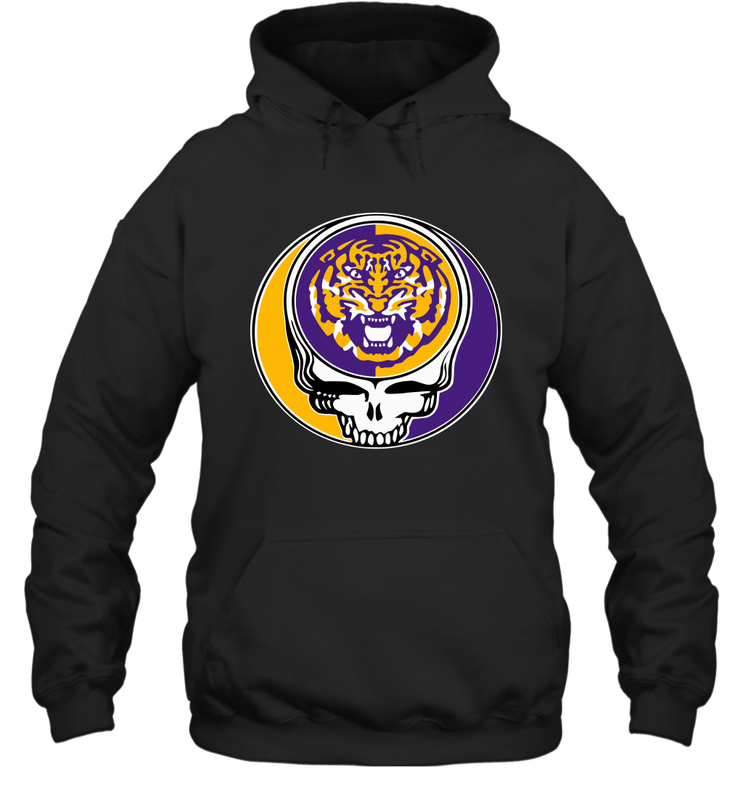 NCAA Football LSU Tigers Grateful Dead Hoodie - KnowlegdeTee NCAA Football LSU Tigers Grateful Dead Hoodie - KnowlegdeTee