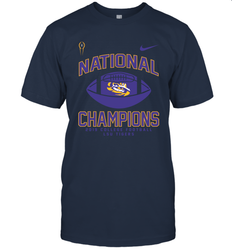 LSU Tigers College Football Playoff 2019 National Champions Football 2 T-Shirt - KnowlegdeTee LSU Tigers College Football Playoff 2019 National Champions Football 2 T-Shirt - KnowlegdeTee