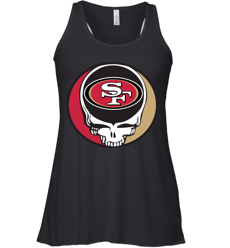 Grateful Dead Steal Your Face For San Francisco 49ers Fans Racerback Tank - KnowlegdeTee Grateful Dead Steal Your Face For San Francisco 49ers Fans Racerback Tank - KnowlegdeTee