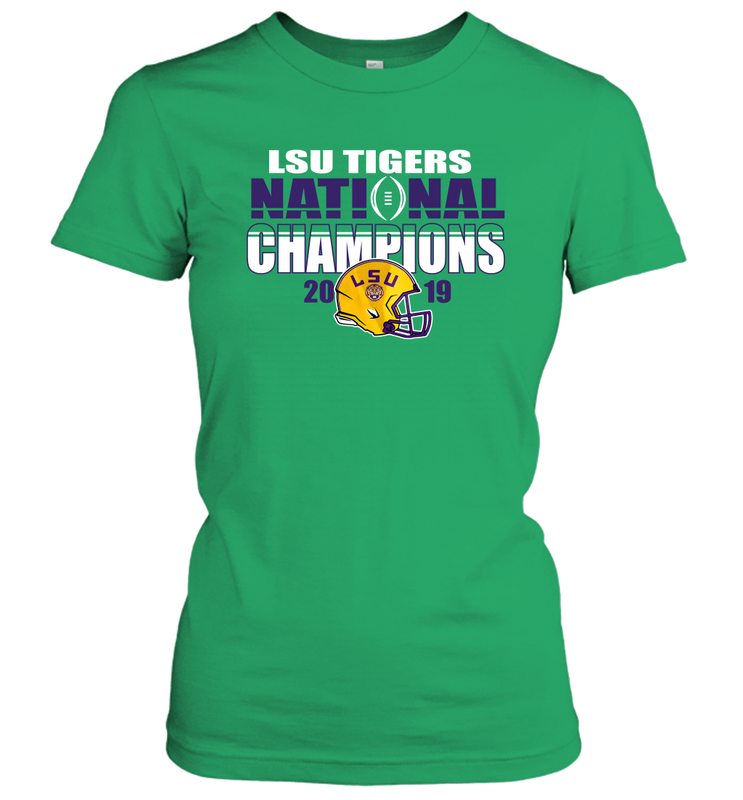 LSU Tigers Blue 84 College Football Playoff 2019 National Champions Glistening Women's T-Shirt - KnowlegdeTee LSU Tigers Blue 84 College Football Playoff 2019 National Champions Glistening Women's T-Shirt - KnowlegdeTee