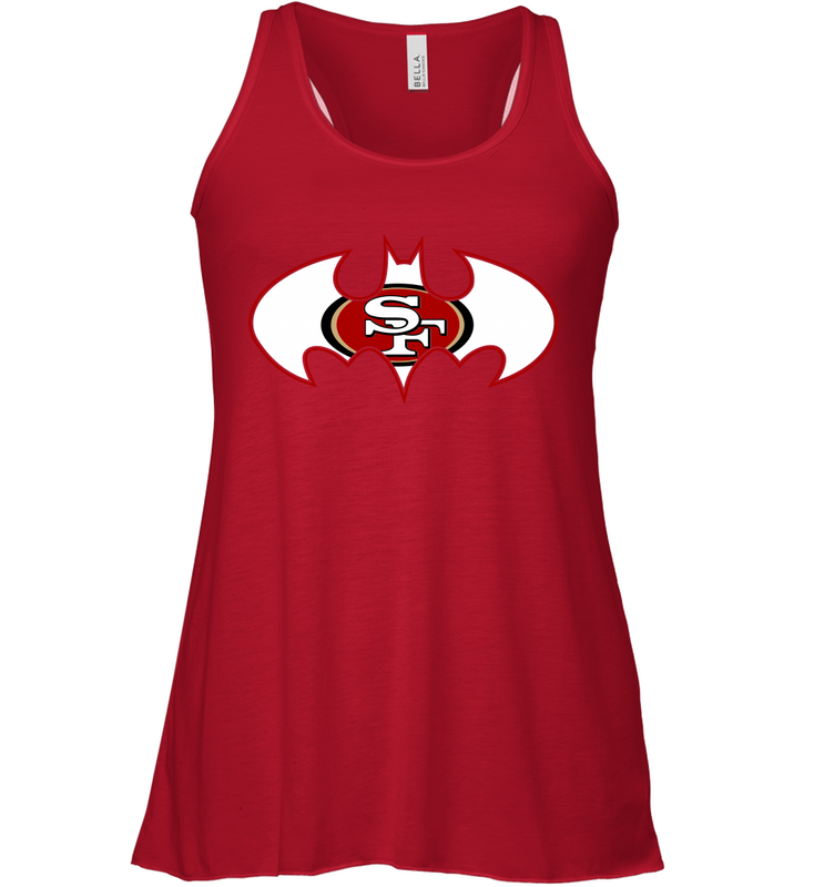 We Are The San Francisco 49ers Batman NFL Mashup Racerback Tank KnowlegdeTee