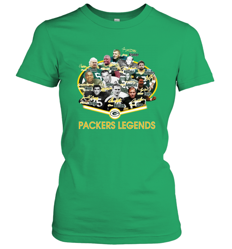 Green Bay Packers Legends Women's T-Shirt - KnowlegdeTee Green Bay Packers Legends Women's T-Shirt - KnowlegdeTee