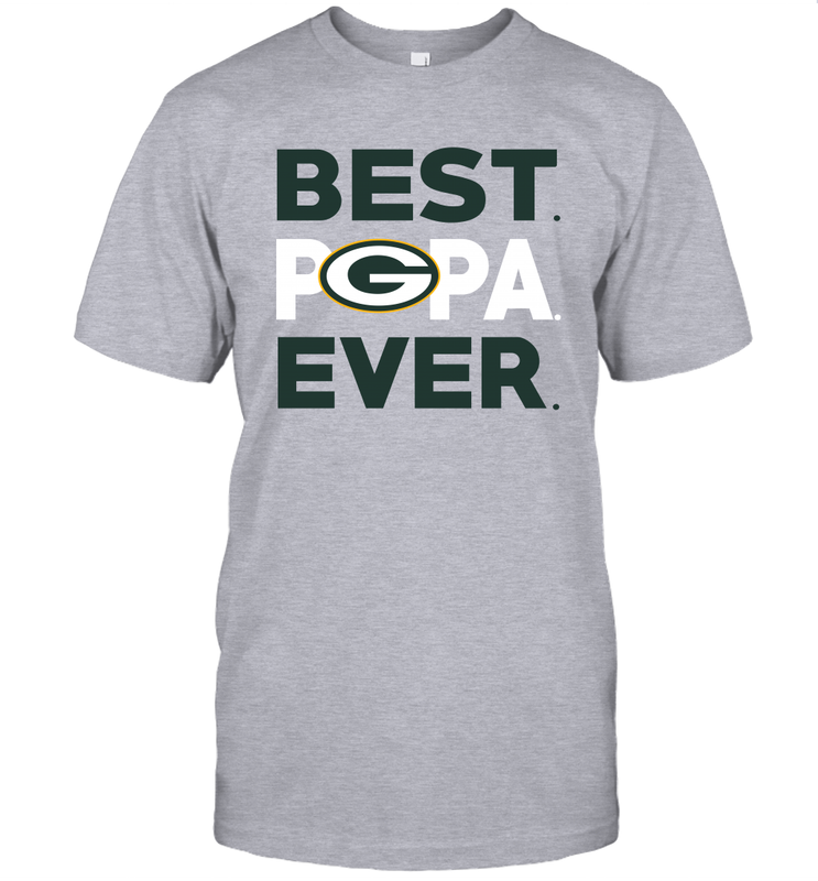 Best Green Bay Packers Papa Ever Fathers Day Gifts T-Shirt - KnowlegdeTee