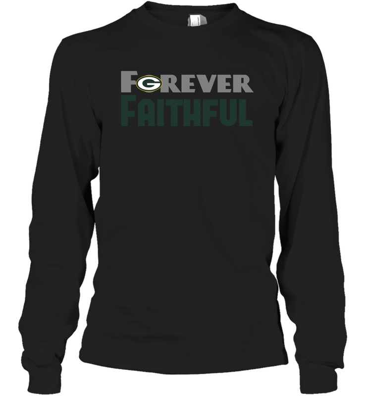 Green Bay Packers Forever Faithful Fans Gift Long Sleeve T-Shirt - KnowlegdeTee Green Bay Packers Forever Faithful Fans Gift Long Sleeve T-Shirt - KnowlegdeTee