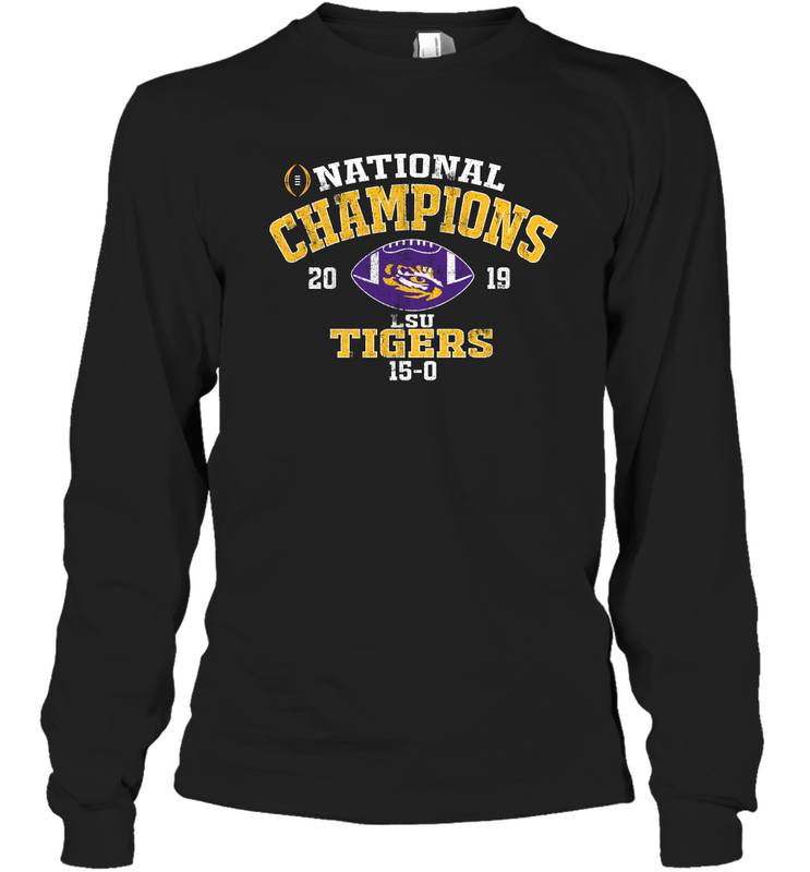 LSU Tigers College Football Playoff 2019 National Champions Ra Long Sleeve T-Shirt - KnowlegdeTee LSU Tigers College Football Playoff 2019 National Champions Ra Long Sleeve T-Shirt - KnowlegdeTee