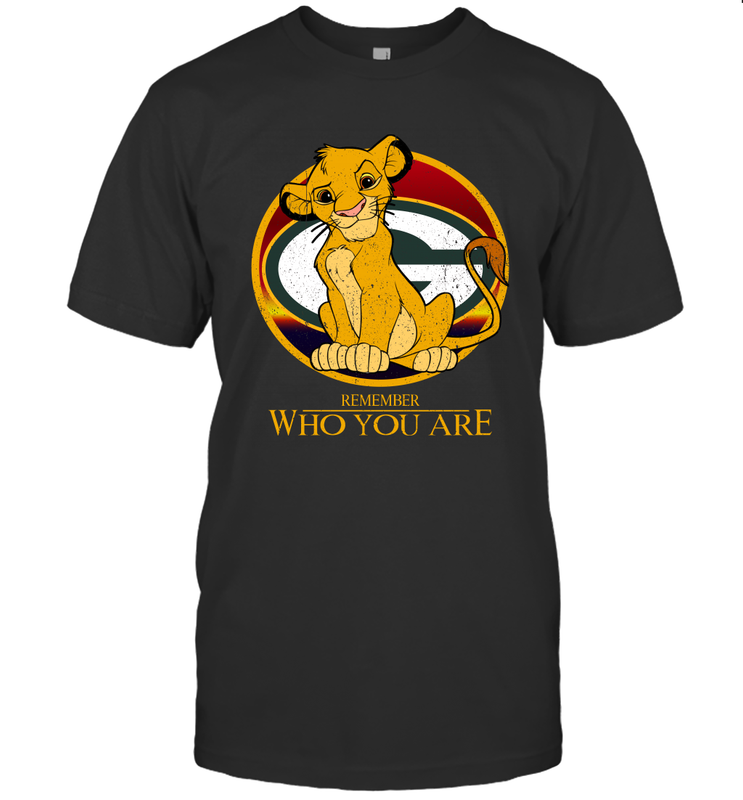 Green Bay Packers The Lion King Simba Remember Who You Are T-Shirt - KnowlegdeTee Green Bay Packers The Lion King Simba Remember Who You Are T-Shirt - KnowlegdeTee