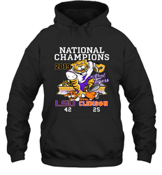 LSU Tigers College Football Playoff 2019 National Champions Score Hoodie - KnowlegdeTee LSU Tigers College Football Playoff 2019 National Champions Score Hoodie - KnowlegdeTee