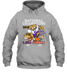 LSU Tigers College Football Playoff 2019 National Champions Score Hoodie - KnowlegdeTee LSU Tigers College Football Playoff 2019 National Champions Score Hoodie - KnowlegdeTee