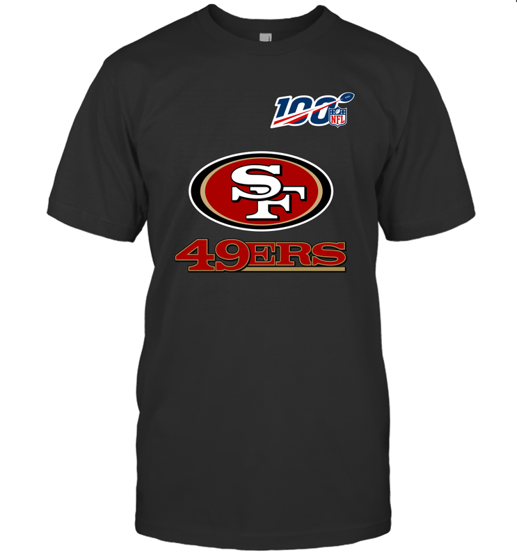 San Francisco 49ers NFL 100th Season Anniversary T-Shirt - KnowlegdeTee San Francisco 49ers NFL 100th Season Anniversary T-Shirt - KnowlegdeTee