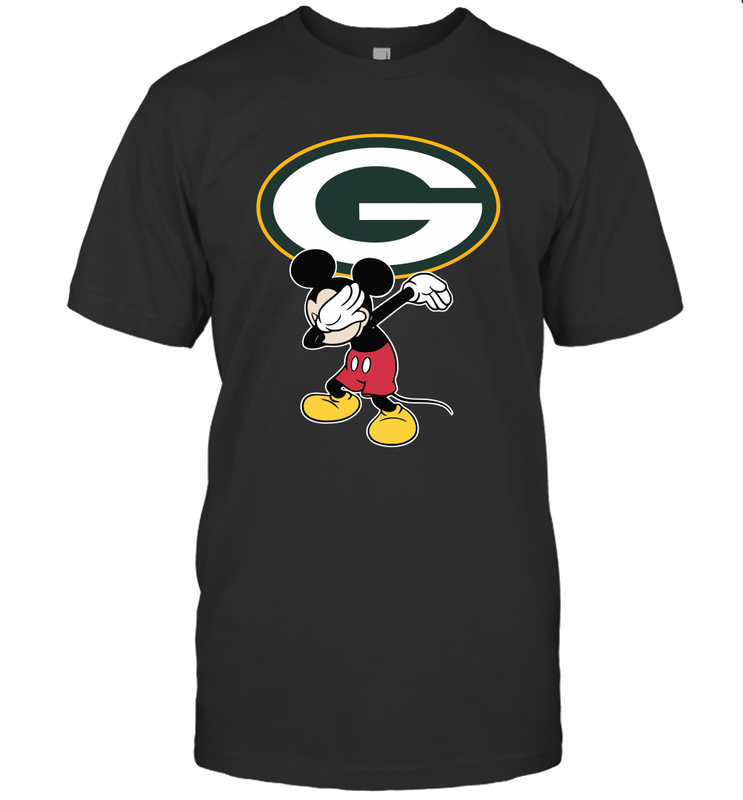 Dabbing Mickey Flippin' Love Green Bay Packers Football T-Shirt - KnowlegdeTee Dabbing Mickey Flippin' Love Green Bay Packers Football T-Shirt - KnowlegdeTee