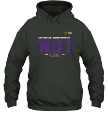 LSU Tigers College Football Playoff 2019 National Champions No1 Vintage Hoodie - KnowlegdeTee