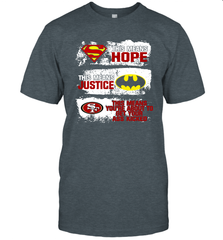 Superman Batman San Francisco 49ers Mean Kick Your Ass T-Shirt - KnowlegdeTee
