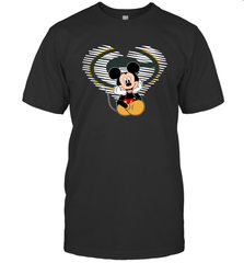 Green Bay Packers The Heart Mickey Mouse Disney Football T-Shirt - KnowlegdeTee