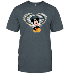 Green Bay Packers The Heart Mickey Mouse Disney Football T-Shirt - KnowlegdeTee