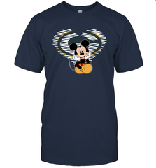 Green Bay Packers The Heart Mickey Mouse Disney Football T-Shirt - KnowlegdeTee
