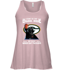 Star Wars COME TO THE DARK SIDE WE HAVE GREEN BAY PACKERS SHIRTS= Racerback Tank - KnowlegdeTee
