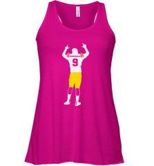 Joe Burreaux 9 LSU Shirt Racerback Tank - KnowlegdeTee
