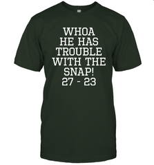 Whoa He Has Trouble With the Snap! Michigan Rivalry Shirt T-Shirt - KnowlegdeTee