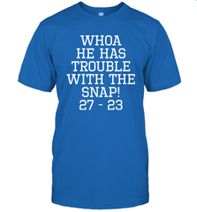 Whoa He Has Trouble With the Snap! Michigan Rivalry Shirt T-Shirt - KnowlegdeTee