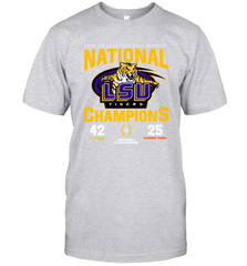 LSU Nationals Championship 2020 With Scores Shirt T-Shirt - KnowlegdeTee