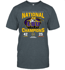 LSU Nationals Championship 2020 With Scores Shirt T-Shirt - KnowlegdeTee