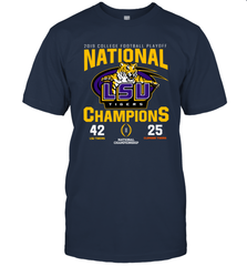 LSU Nationals Championship 2020 With Scores Shirt T-Shirt - KnowlegdeTee