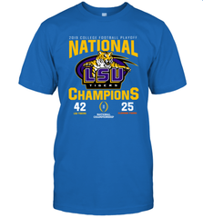 LSU Nationals Championship 2020 With Scores Shirt T-Shirt - KnowlegdeTee