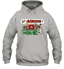 The Peanuts Cheering Go Snoopy San Francisco 49ers Hoodie - KnowlegdeTee