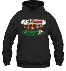 The Peanuts Cheering Go Snoopy San Francisco 49ers Hoodie - KnowlegdeTee