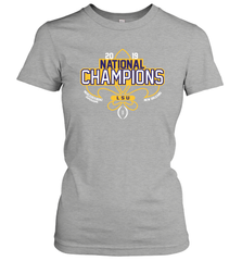 LSU Tigers Blue 84 College Football Playoff 2019 National Champions Women's T-Shirt - KnowlegdeTee