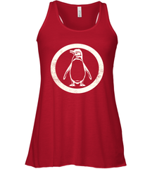 Penguin logo Shirt Racerback Tank - KnowlegdeTee