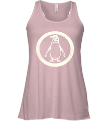 Penguin logo Shirt Racerback Tank - KnowlegdeTee