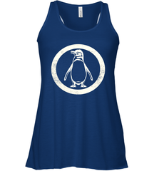 Penguin logo Shirt Racerback Tank - KnowlegdeTee