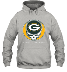 Green Bay Packers Grateful Dead Steal Your Base Fan Gift Hoodie - KnowlegdeTee