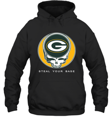 Green Bay Packers Grateful Dead Steal Your Base Fan Gift Hoodie - KnowlegdeTee