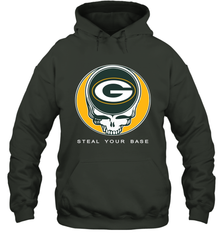 Green Bay Packers Grateful Dead Steal Your Base Fan Gift Hoodie - KnowlegdeTee