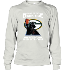 Star Wars COME TO THE DARK SIDE WE HAVE GREEN BAY PACKERS SHIRTS= Long Sleeve T-Shirt - KnowlegdeTee