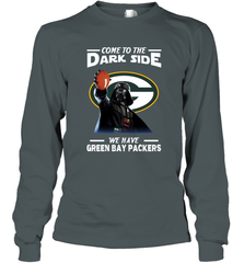 Star Wars COME TO THE DARK SIDE WE HAVE GREEN BAY PACKERS SHIRTS= Long Sleeve T-Shirt - KnowlegdeTee