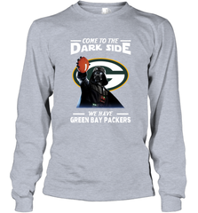 Star Wars COME TO THE DARK SIDE WE HAVE GREEN BAY PACKERS SHIRTS= Long Sleeve T-Shirt - KnowlegdeTee