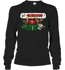 The Peanuts Cheering Go Snoopy San Francisco 49ers Long Sleeve T-Shirt - KnowlegdeTee