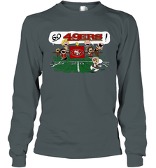 The Peanuts Cheering Go Snoopy San Francisco 49ers Long Sleeve T-Shirt - KnowlegdeTee