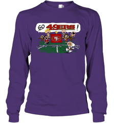 The Peanuts Cheering Go Snoopy San Francisco 49ers Long Sleeve T-Shirt - KnowlegdeTee
