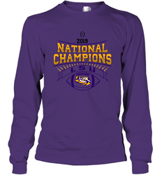 LSU Tigers College Football Playoff 2019 National Champions Long Sleeve T-Shirt - KnowlegdeTee