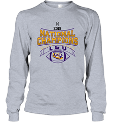LSU Tigers College Football Playoff 2019 National Champions Long Sleeve T-Shirt - KnowlegdeTee