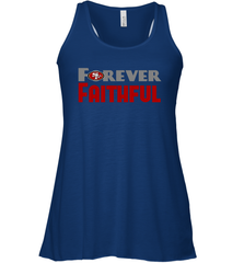 San Francisco 49ers Forever Faithful Fans Gift Racerback Tank - KnowlegdeTee