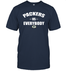 Green Bay Packers Vs Everybody Fan Gift T-Shirt - KnowlegdeTee