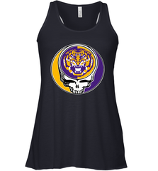 NCAA Football LSU Tigers Grateful Dead Racerback Tank - KnowlegdeTee