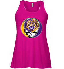 NCAA Football LSU Tigers Grateful Dead Racerback Tank - KnowlegdeTee